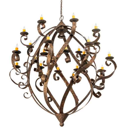 80" Wide Caliope 25 Light Chandelier