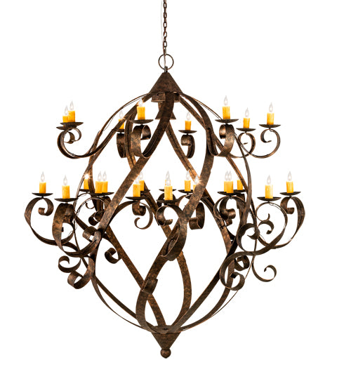 80" Wide Caliope 25 Light Chandelier