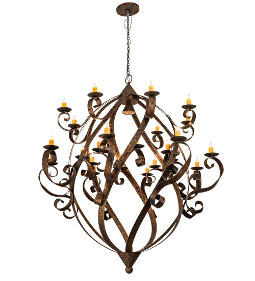 80" Wide Caliope 25 Light Chandelier