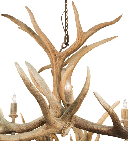 84" Wide Antlers Elk & Mule Deer 18 Light Chandelier