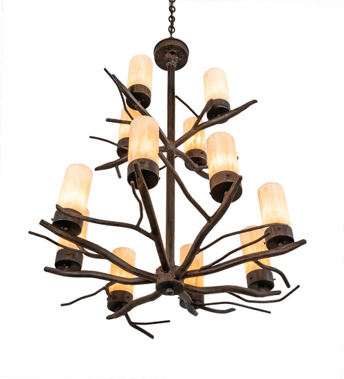 30" Wide Winter Solstice 12 Light Chandelier