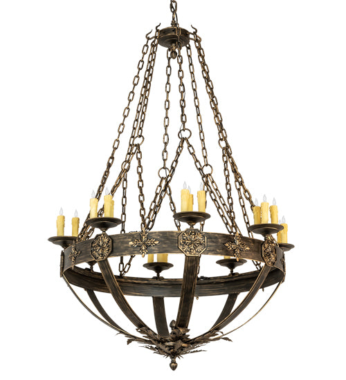 60" Wide Neapolis 24 Light Chandelier