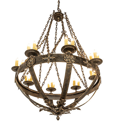 60" Wide Neapolis 24 Light Chandelier