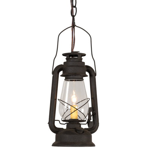 7" Wide Miners Lantern Mini Pendant