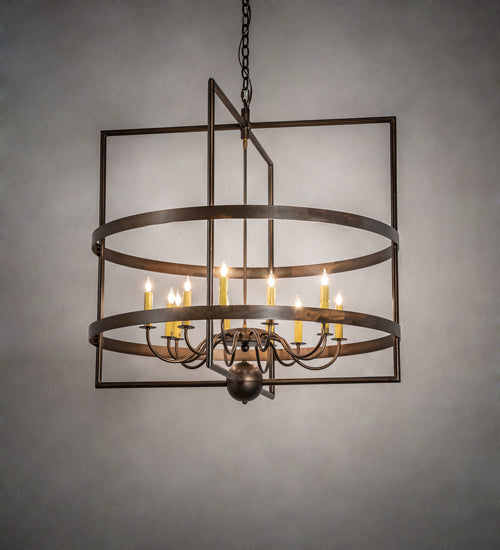 36" Wide Aldari 12 Light Chandelier