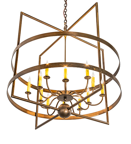 36" Wide Aldari 12 Light Chandelier