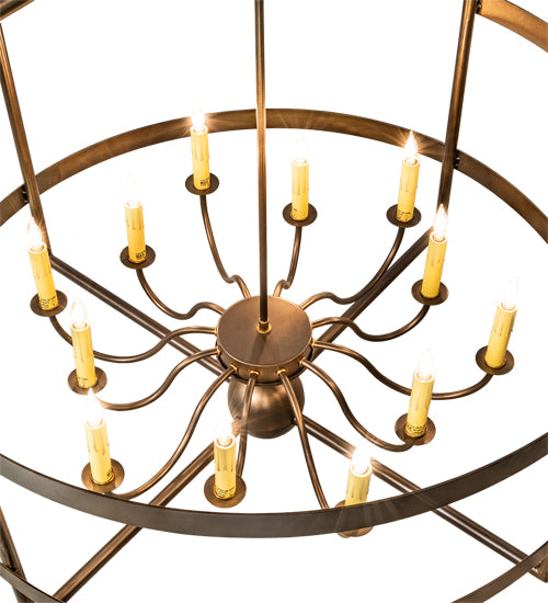 36" Wide Aldari 12 Light Chandelier