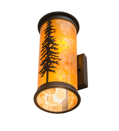 6" Wide Tall Pines Wall Sconce