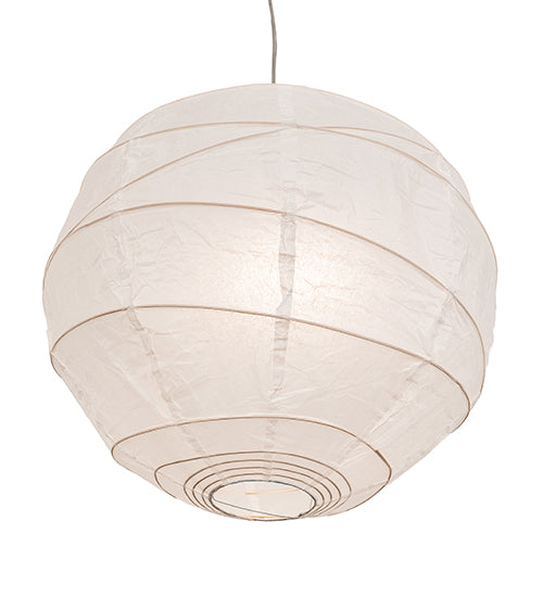 19" Wide Papier Lantern Pendant