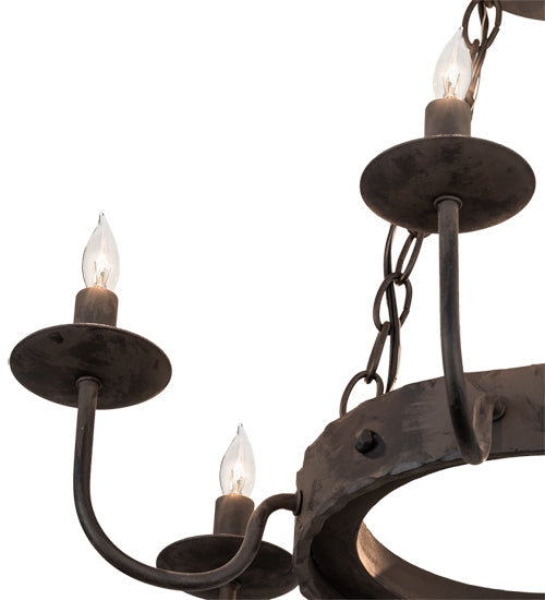 24" Wide Edinburgh 6 Light Chandelier