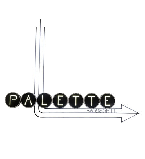 85" Wide Paletta Sign