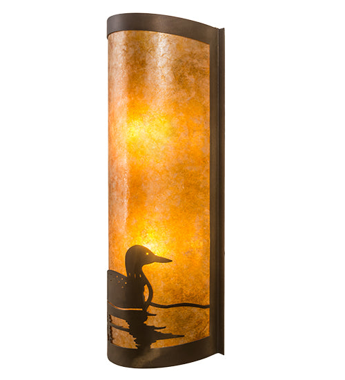 9" Wide Loon Right Wall Sconce