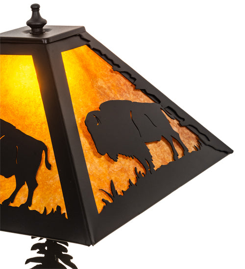 21" High Buffalo W/Lighted Base Table Lamp