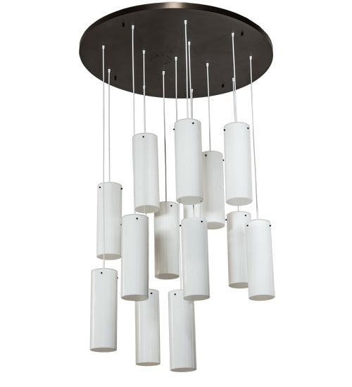 48" Wide Cilindro 12 Light Cascading Pendant