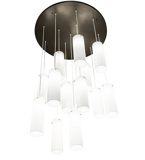 48" Wide Cilindro 12 Light Cascading Pendant