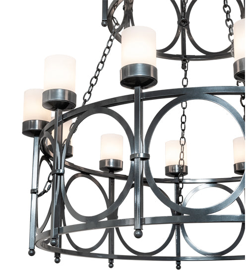 54" Wide Porta 20 Light Two Tier Chandelier