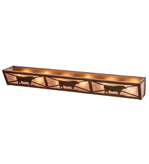 36" Wide Steer Vanity Light