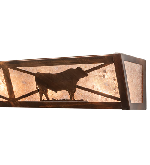 36" Wide Steer Vanity Light