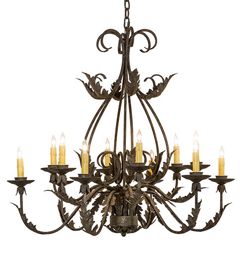 36" Wide French Elegance Chandelier