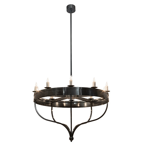 54" Wide Parnella 10 Light Chandelier