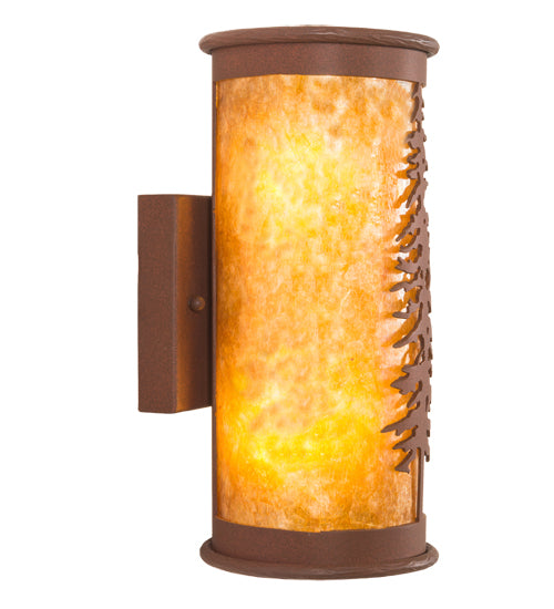 6" Wide Tall Pines Wall Sconce