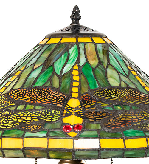 16" High Tiffany Dragonfly Table Lamp