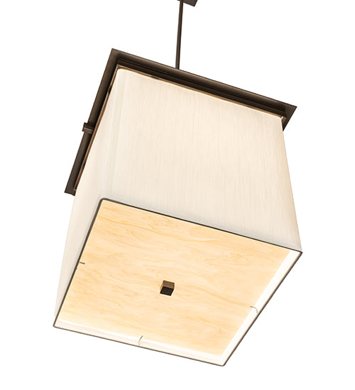 18" Square Spalding Pendant