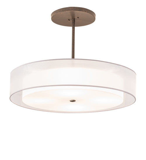 30" Wide Cilindro Textrene Pendant