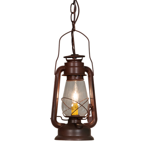 7" Wide Miners Lantern Mini Pendant