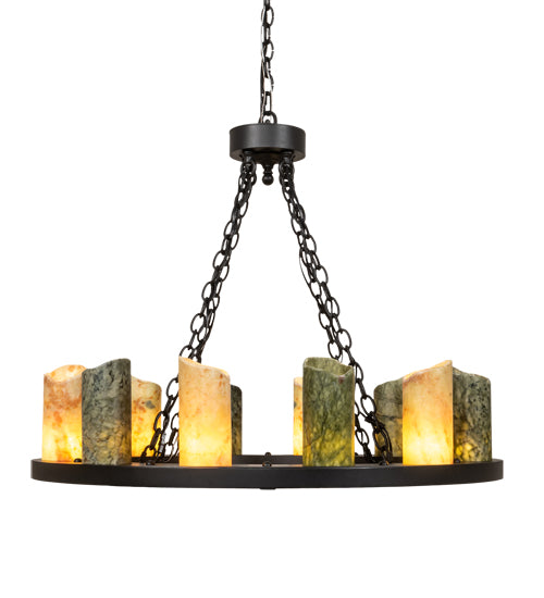 36" Wide Loxley 12 Light Chandelier