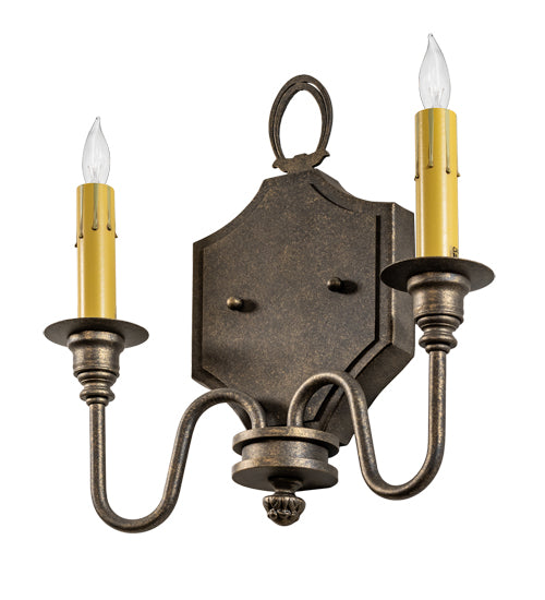 12" Wide Paquita 2 Light Wall Sconce