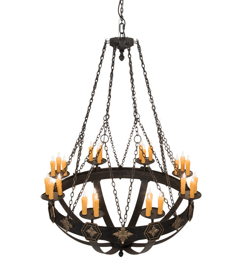 60" Wide Neapolis 24 Light Chandelier