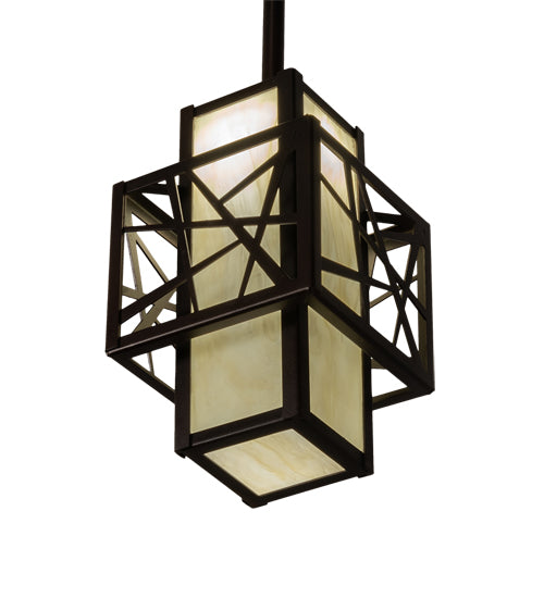 7" Square Quadrato Rich Umador Pendant