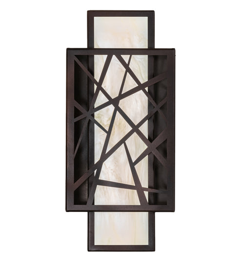 8" Wide Quadrato Rich Umador Wall Sconce