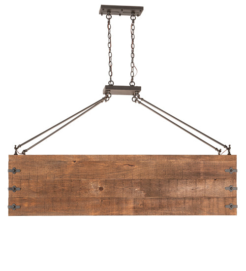 60" Long Reclamare Oblong Pendant