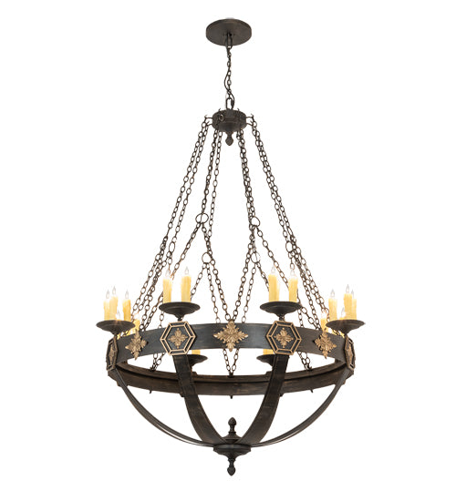 60" Wide Neapolis 24 Light Chandelier