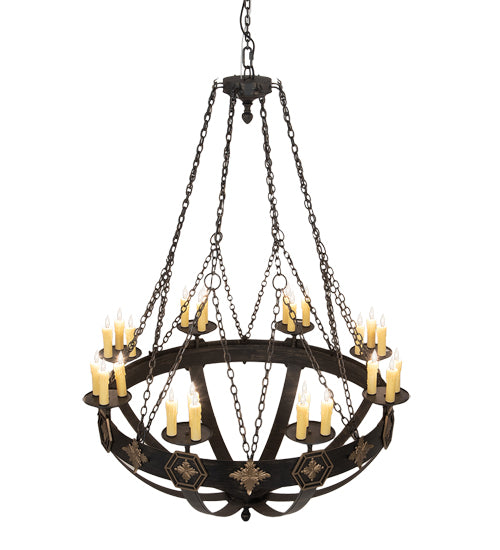 60" Wide Neapolis 24 Light Chandelier