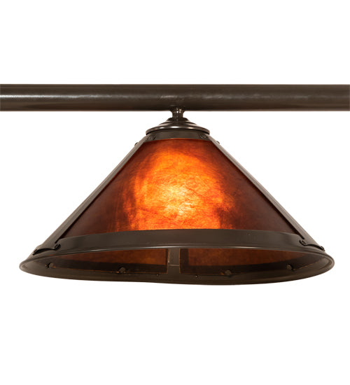 60" Long Sutter 3 Light Island Pendant