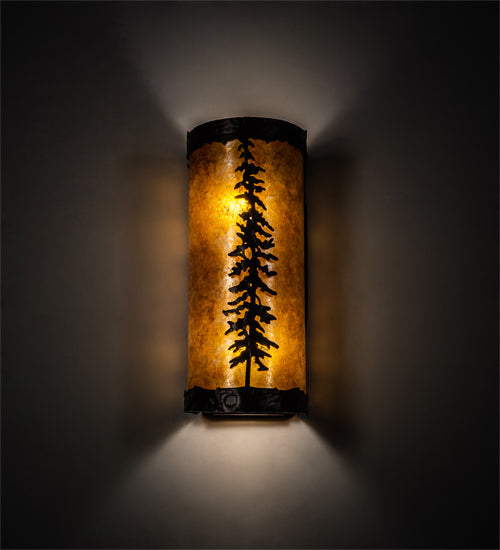 5" Wide Tall Pines Wall Sconce