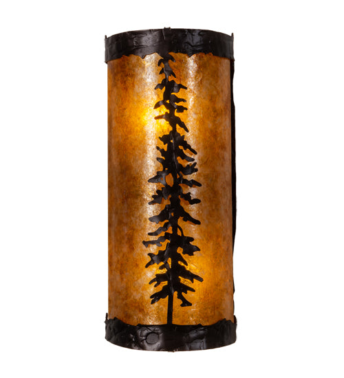 5" Wide Tall Pines Wall Sconce