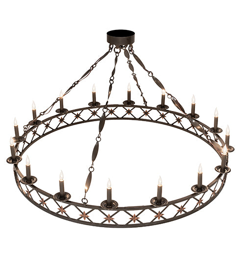 53" Wide Kingsbridge 16 Light Chandelier