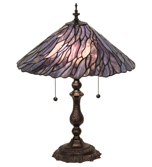 21" High Willow Jadestone Table Lamp