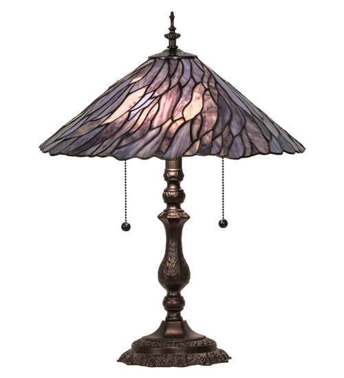 21" High Willow Jadestone Table Lamp