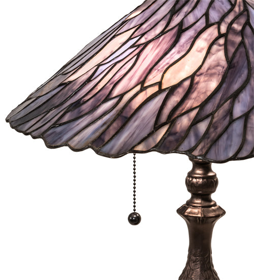 21" High Willow Jadestone Table Lamp