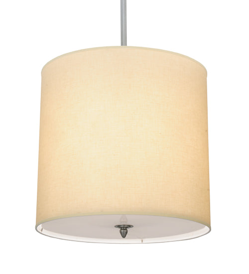 18" Wide Cilindro Beige Textrene Pendant