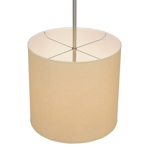 18" Wide Cilindro Beige Textrene Pendant