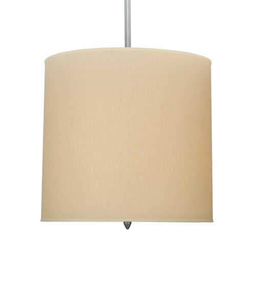 18" Wide Cilindro Beige Textrene Pendant