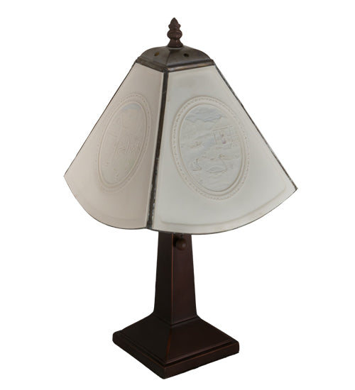 17" High Lithophane Americana Accent Lamp