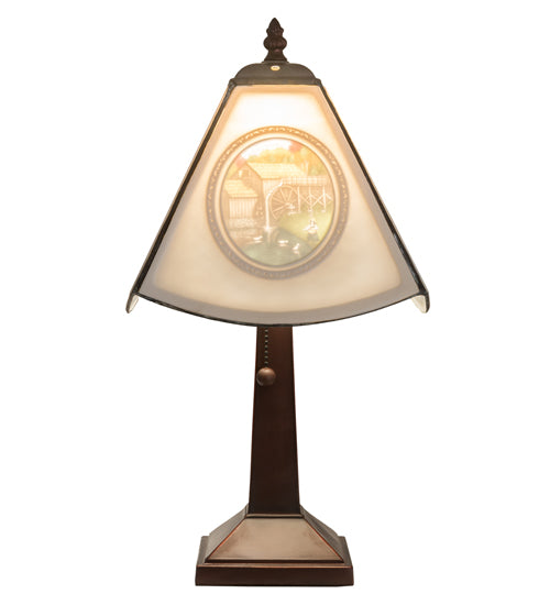 17" High Lithophane Americana Accent Lamp