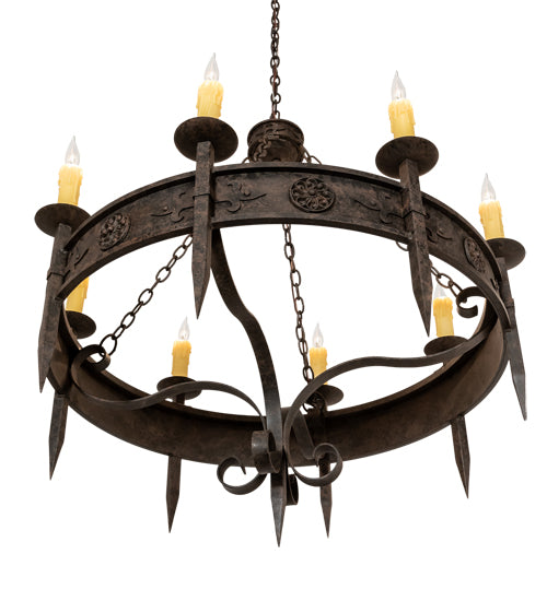 42" Wide Calandra 8 Light Chandelier